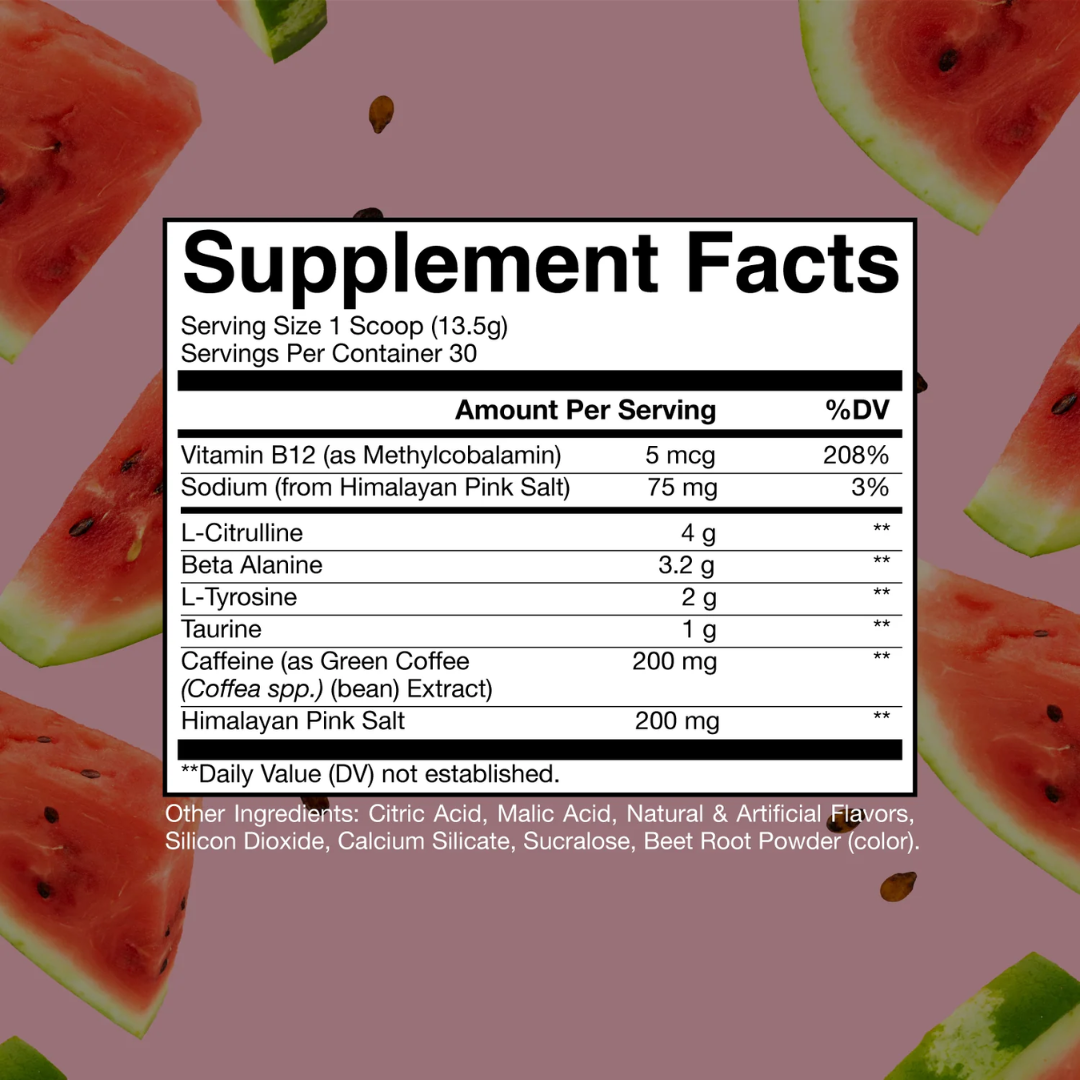 Raw Nutrition Essential PRE 405g Sour Watermelon
