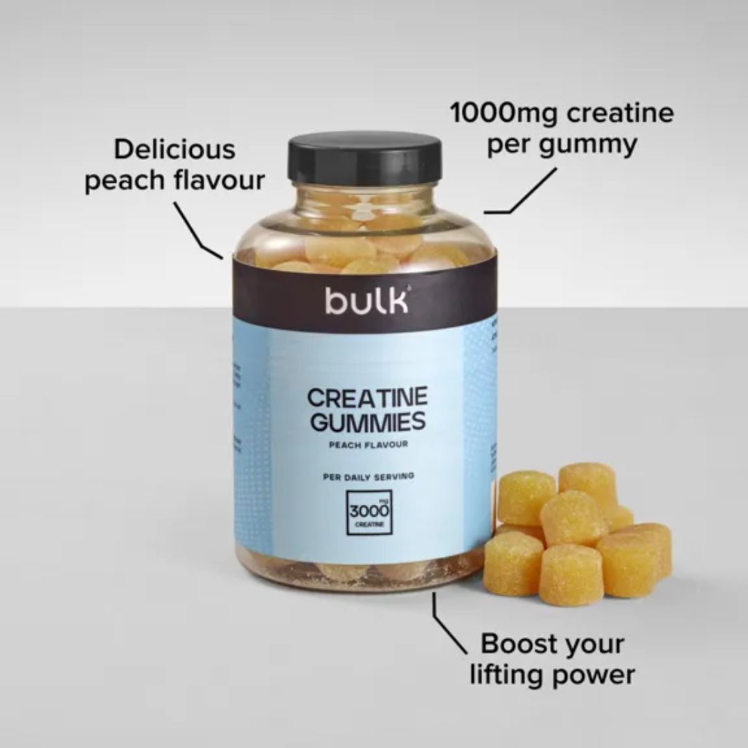 Bulk Creatine Gummies 60 Tabs Peach
