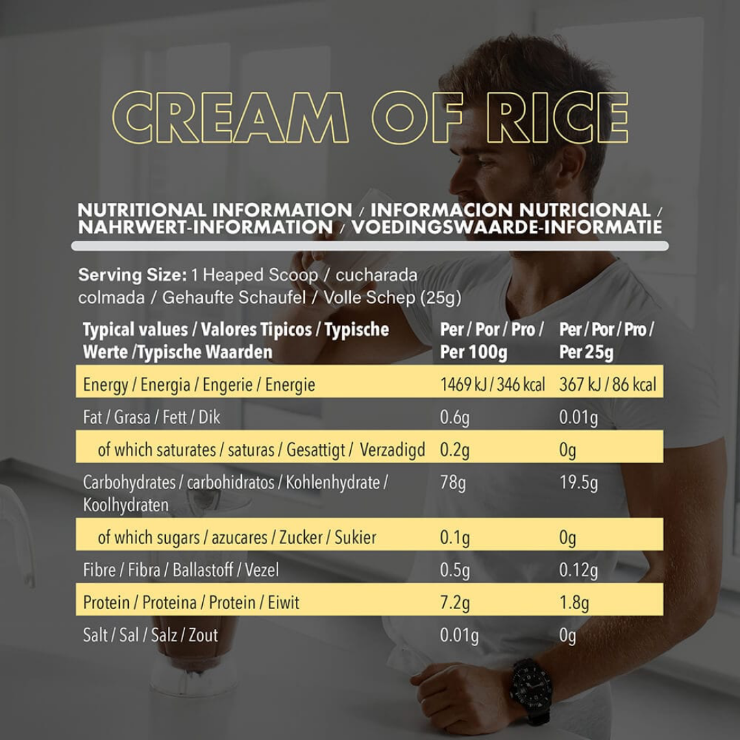 NXT Nutrition Cream of Rice 2kg Vanilla