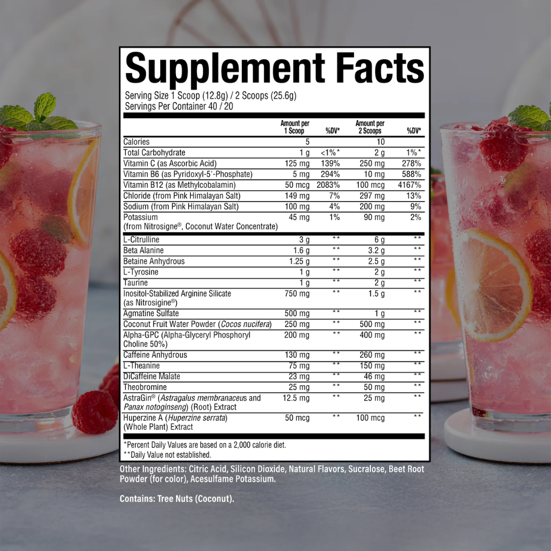 Raw Nutrition Thavage EU 520g Raspberry Lemonade