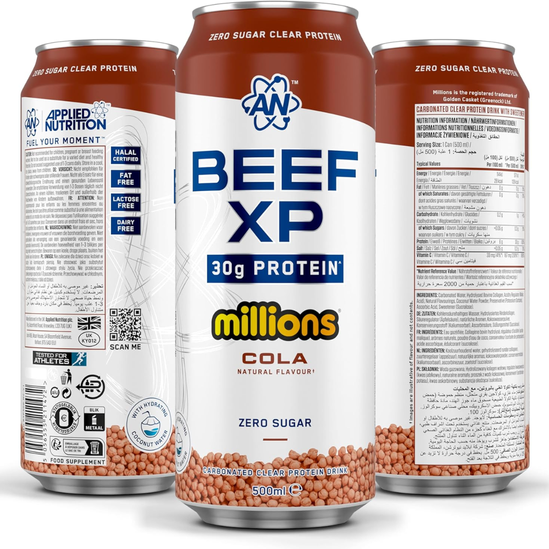 Applied Nutrition Beef XP 12x500ml Millions Cola