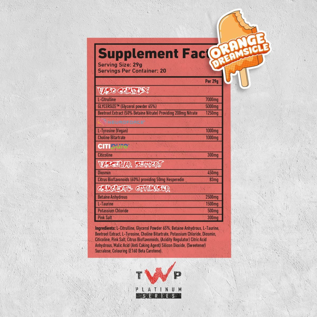 TWP Vari V2 580g Orange Dreamsicle