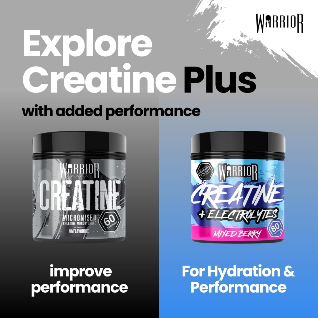 Warrior Creatine Plus Electrolytes 360g Mixed Berry