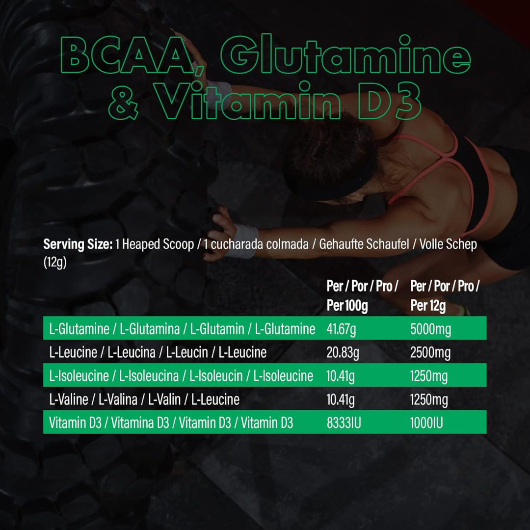 NXT Nutrition BCAA, Glutamine & VIt D 360g Orange