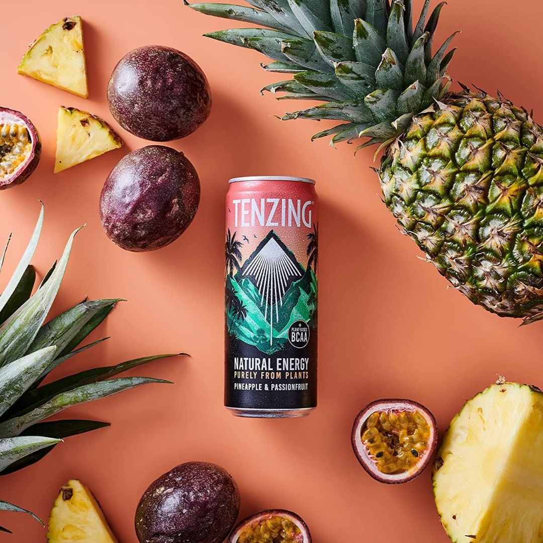 Tenzing Natural Energy BCAA 12x330ml Pineapple & Passionfruit