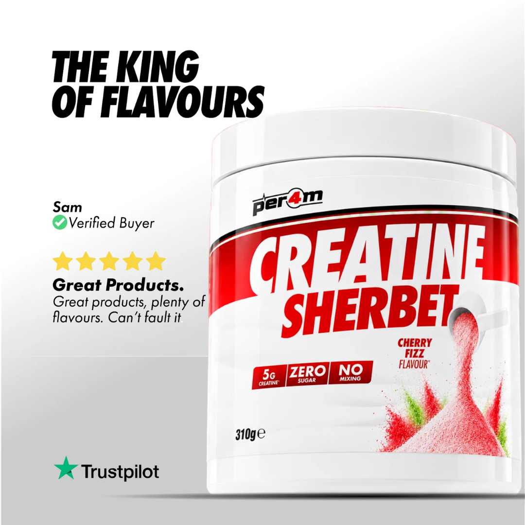 Per4m Creatine Sherbet 310g Peach Sweets