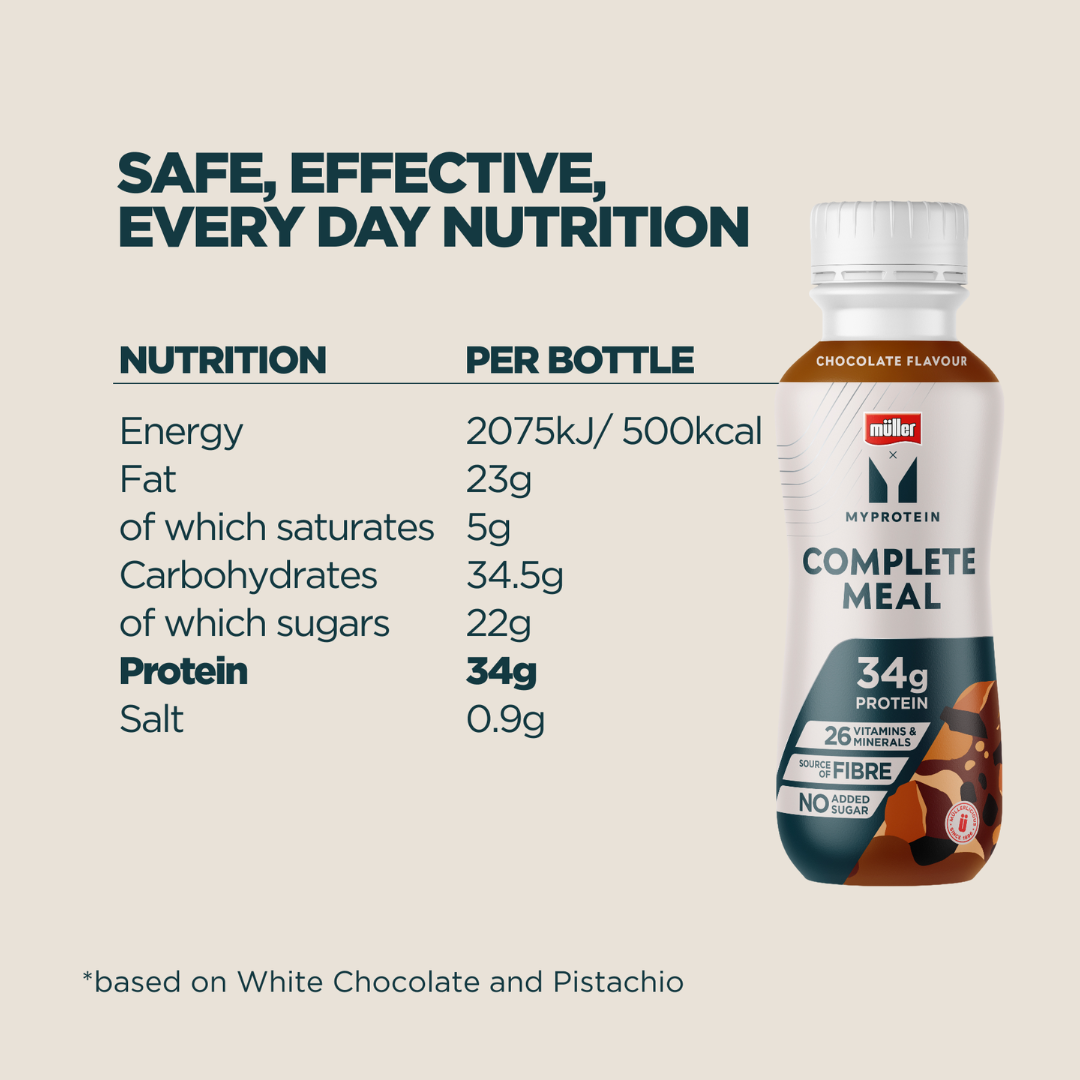 MyProtein x Muller Complete Meal Drink 6x500ml Chocolate