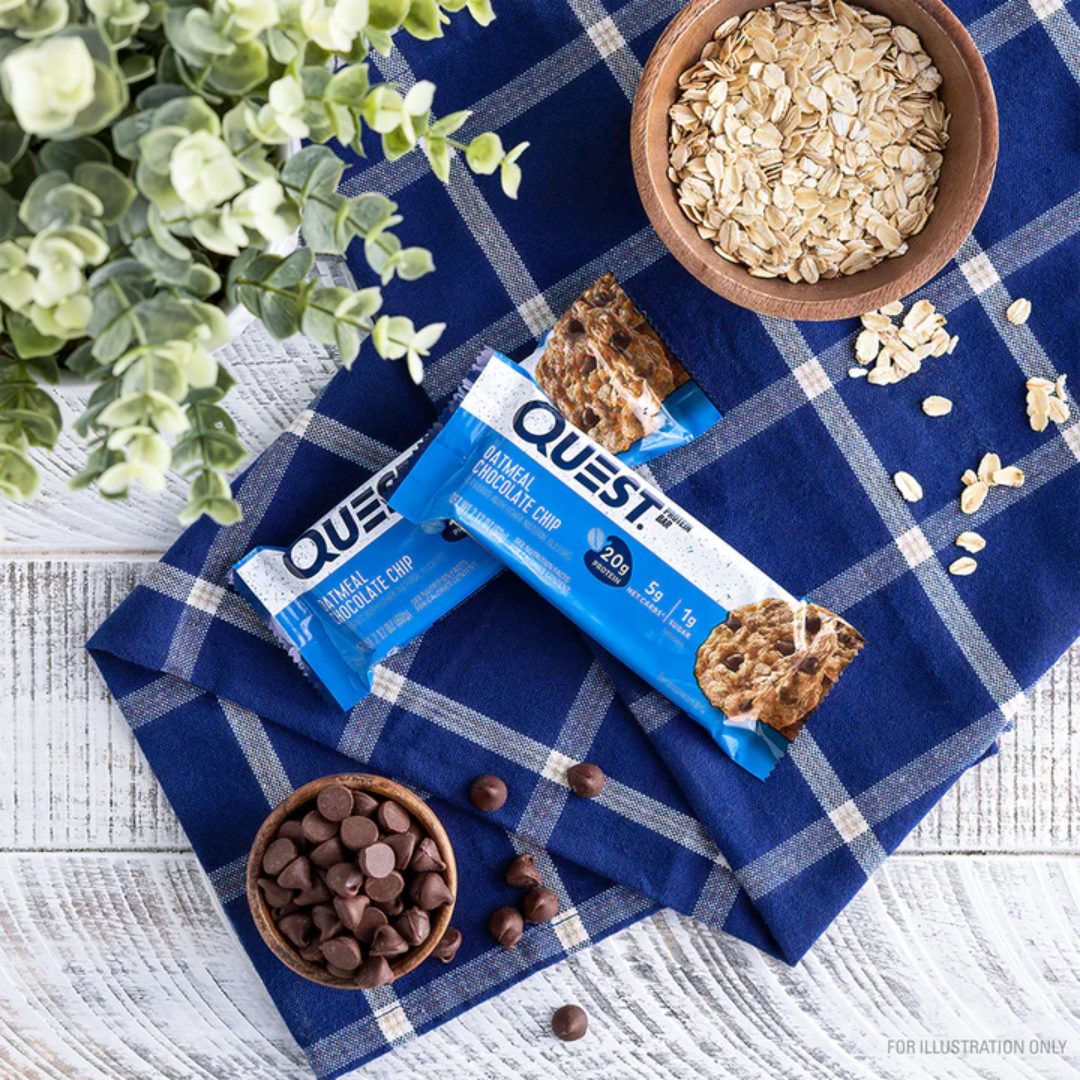 Quest Nutrition Bar 12x60g Oatmeal Chocolate Chip