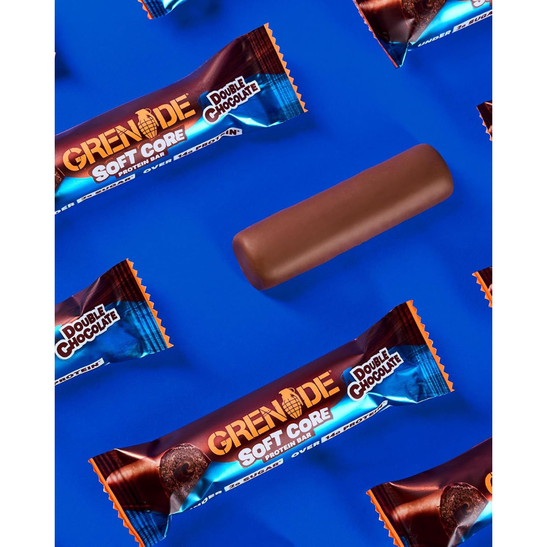 Grenade Soft Core Protein Bar 12 x 50g Double Chocolate