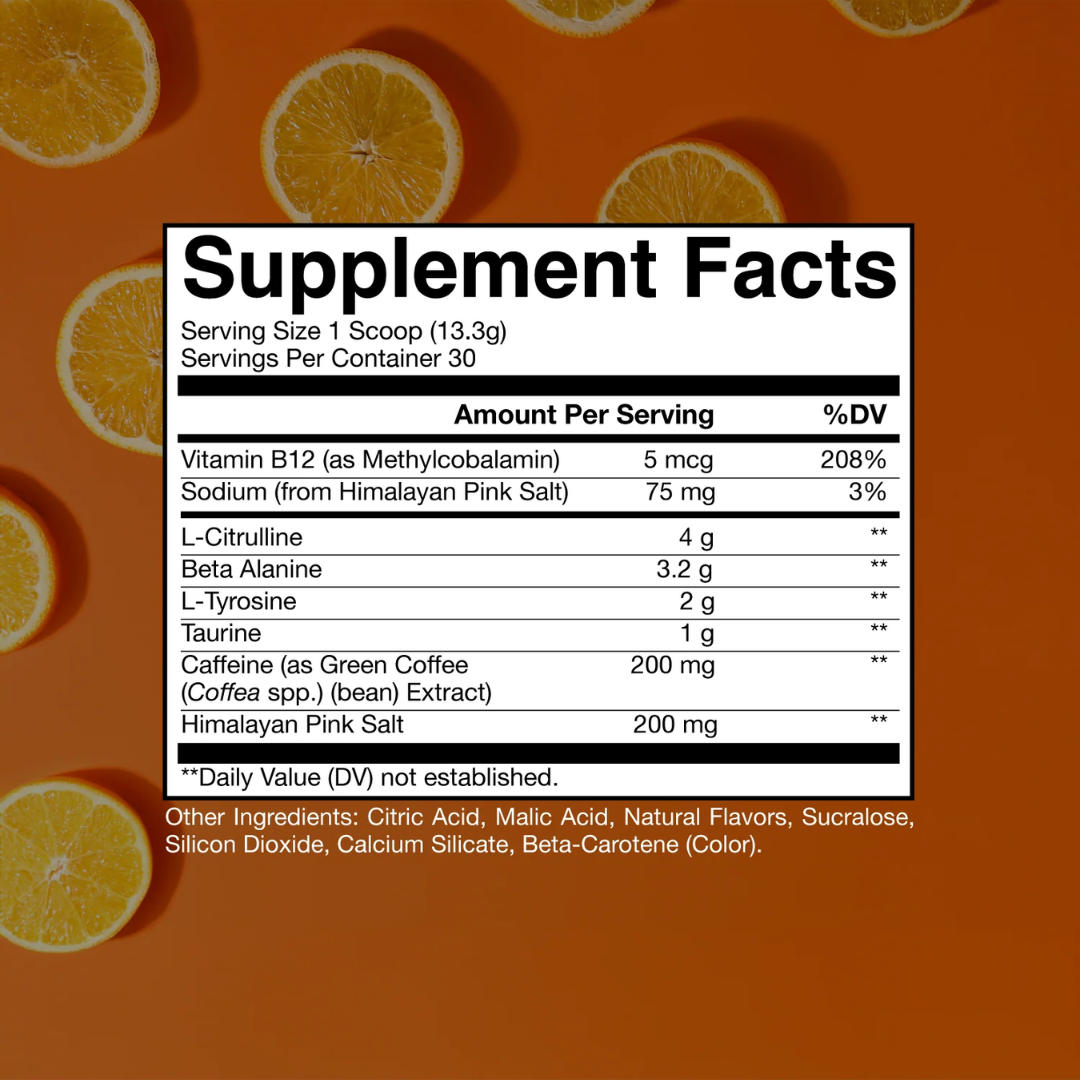 Raw Nutrition Essential PRE 405g Orange