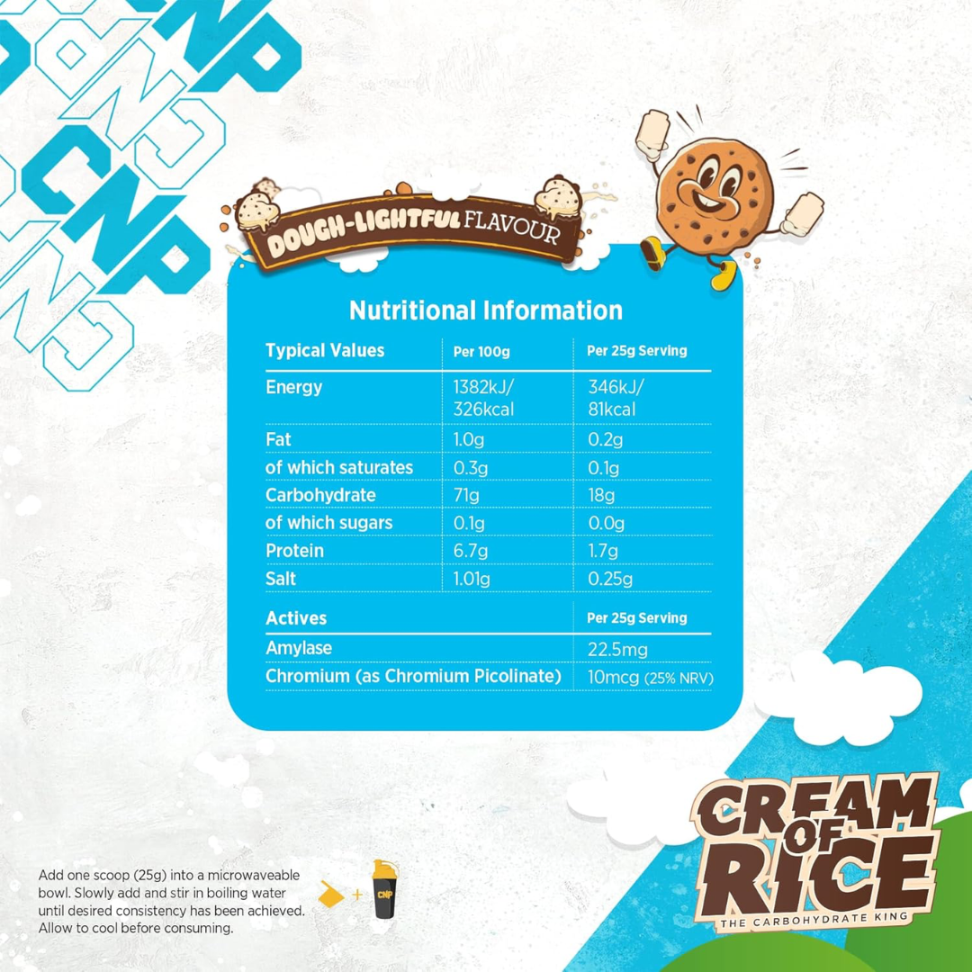 CNP Cream of Rice 2kg Dough-Lightful