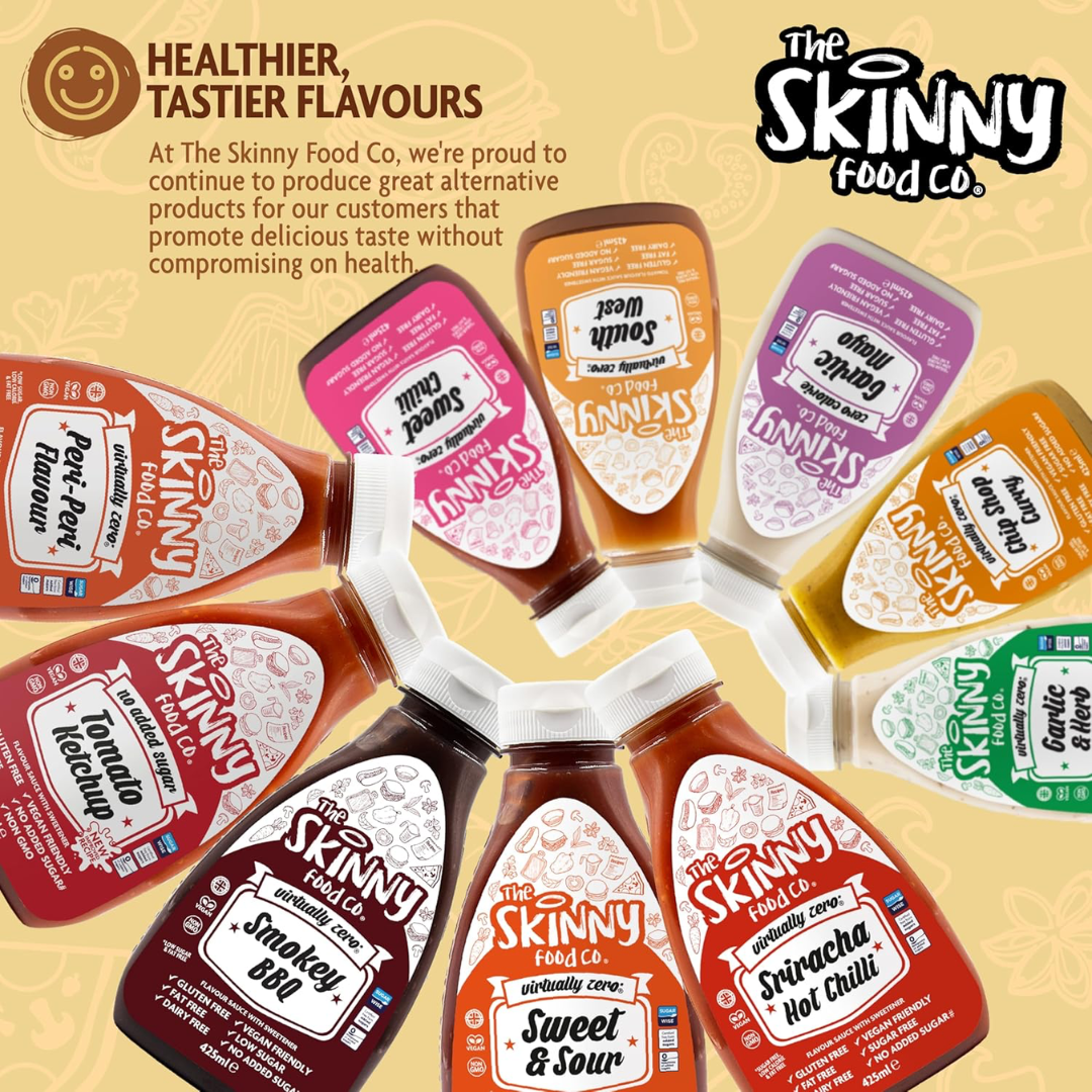 The Skinny Food Co Zero Calorie Skinny Sauce 425ml Sriracha