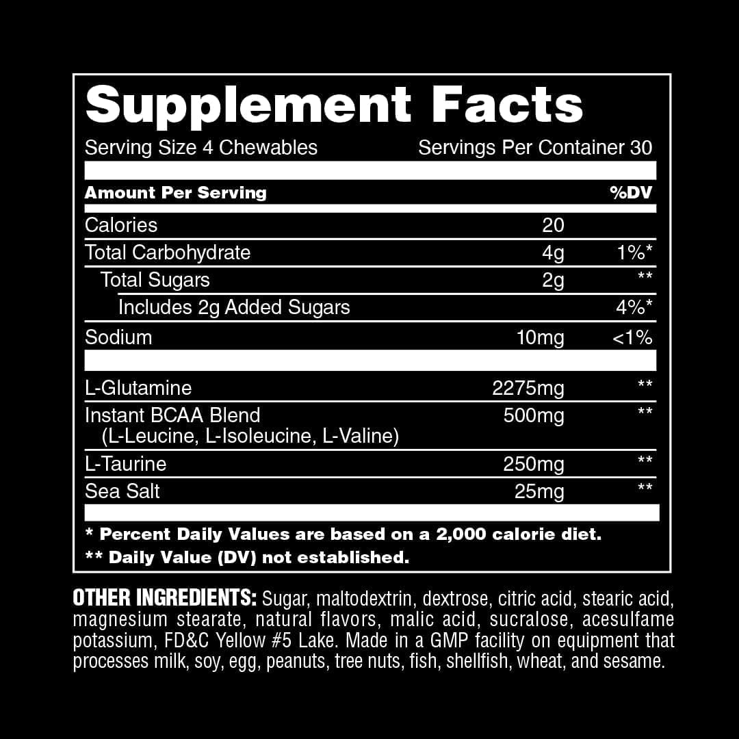 Animal Recover & Restore Performance Chews 120 Tabs Tropical Mango Flavor