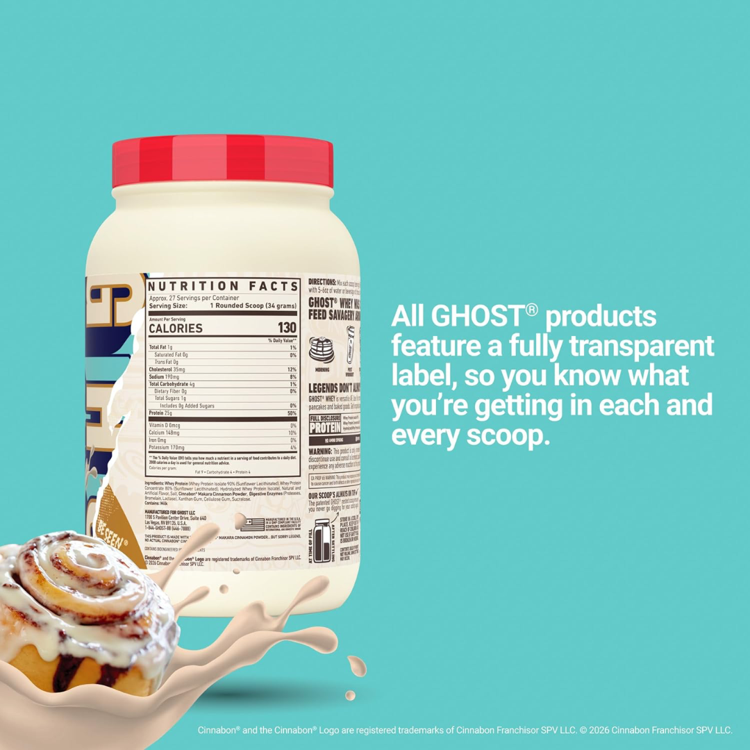 Ghost Whey 884g Cinnabon