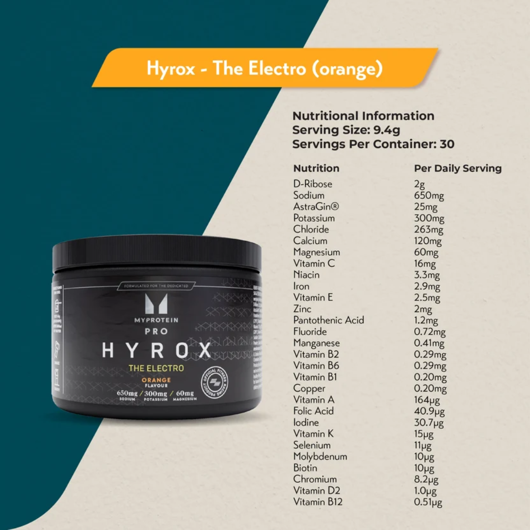 MyProtein THE Electro 291g Orange