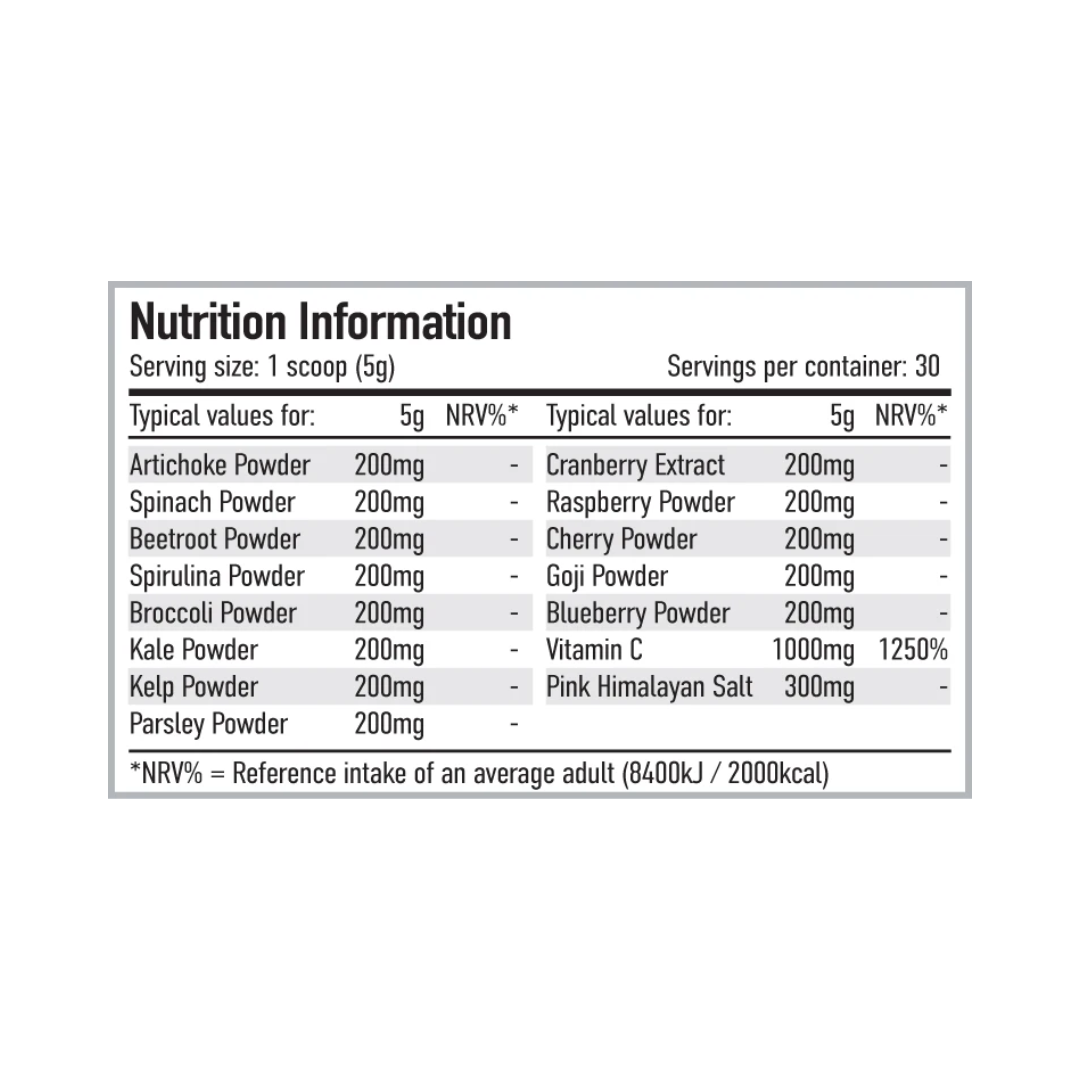Per4m Greens 144g Strawberry Blackcurrant