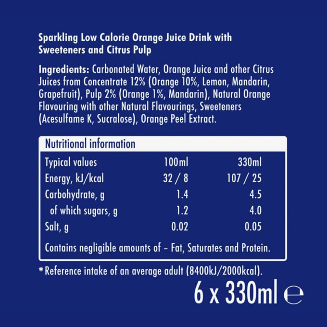 Orangina 24x330ml Orange