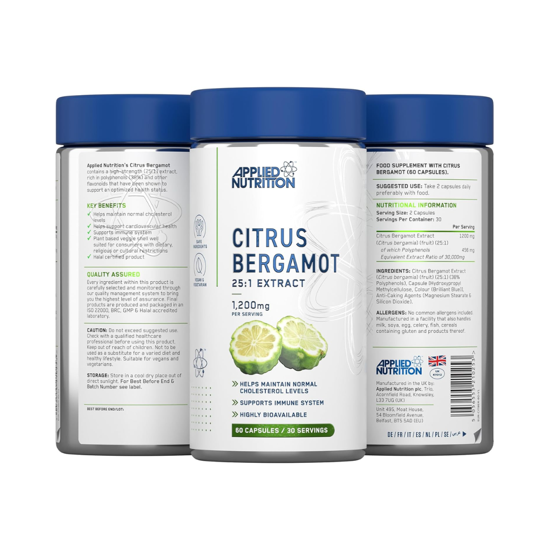 Applied Nutrition Citrus Bergamot 60 Caps