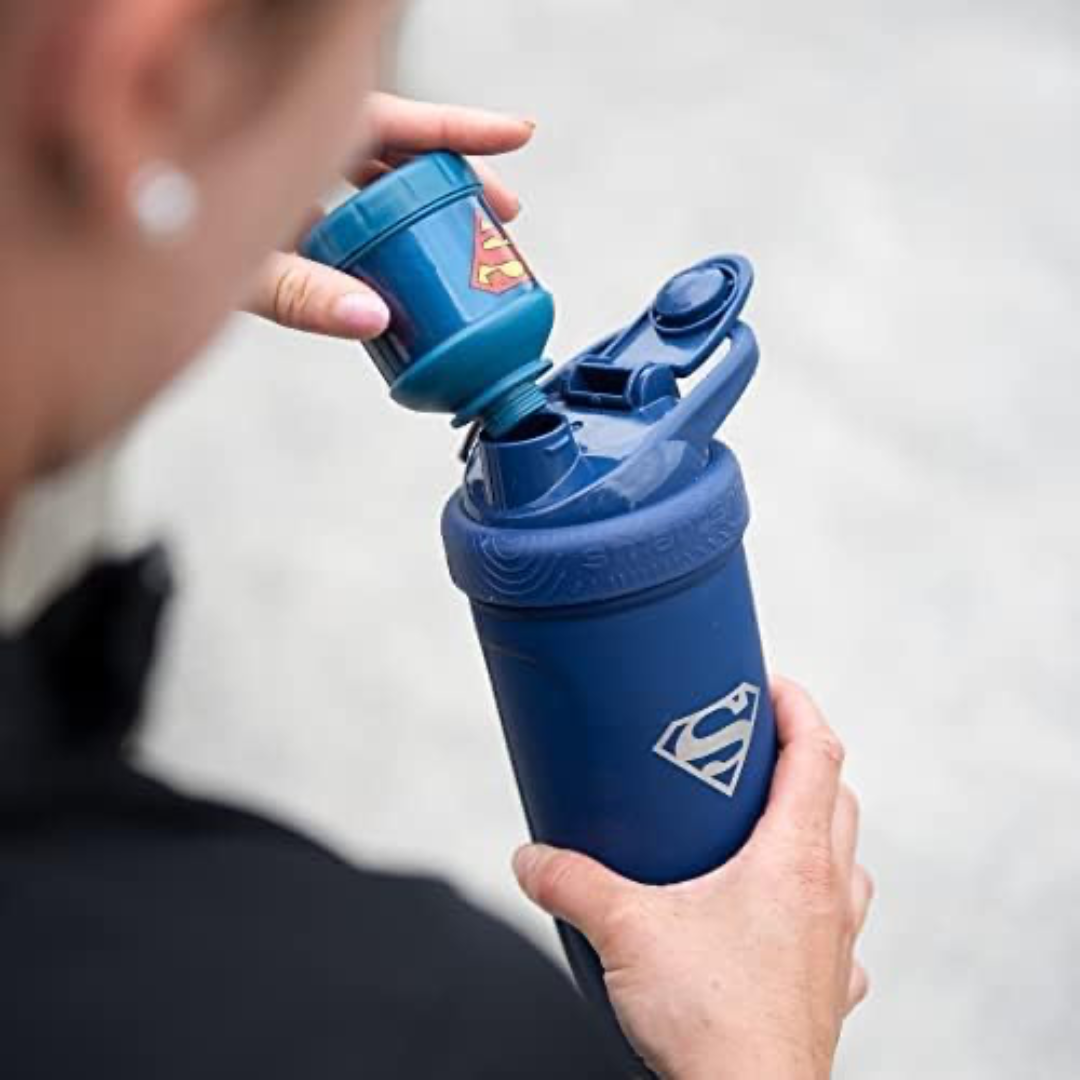 SmartShake Lite DC Comics Whey2Go Funnel 110ml Superman