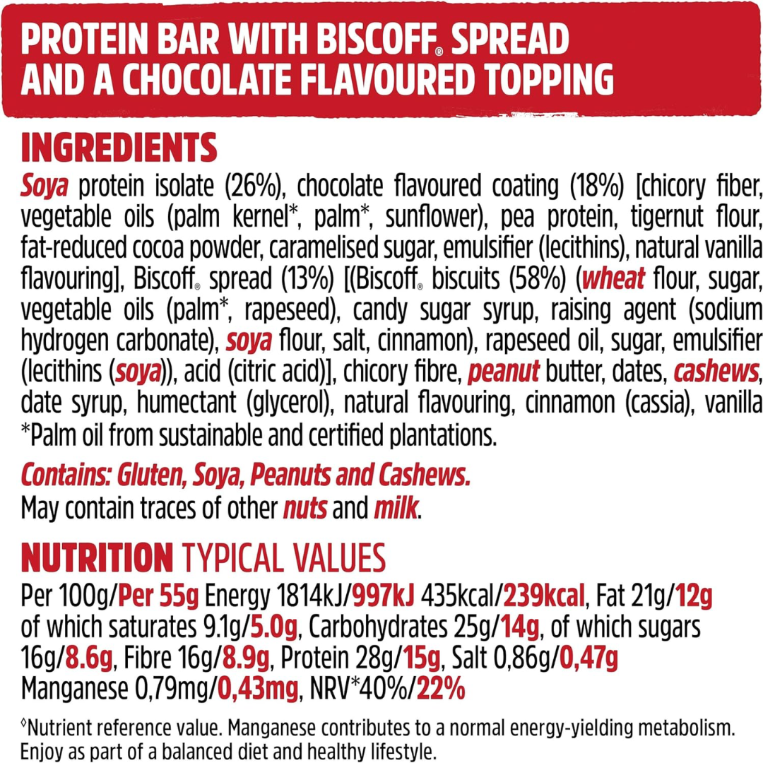 Trek Power Bar 16x55g Biscoff