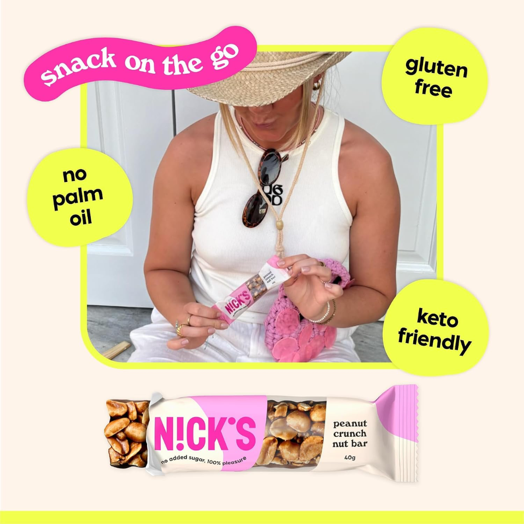 NICK'S Nut Bar 12x40g Peanut Crunch