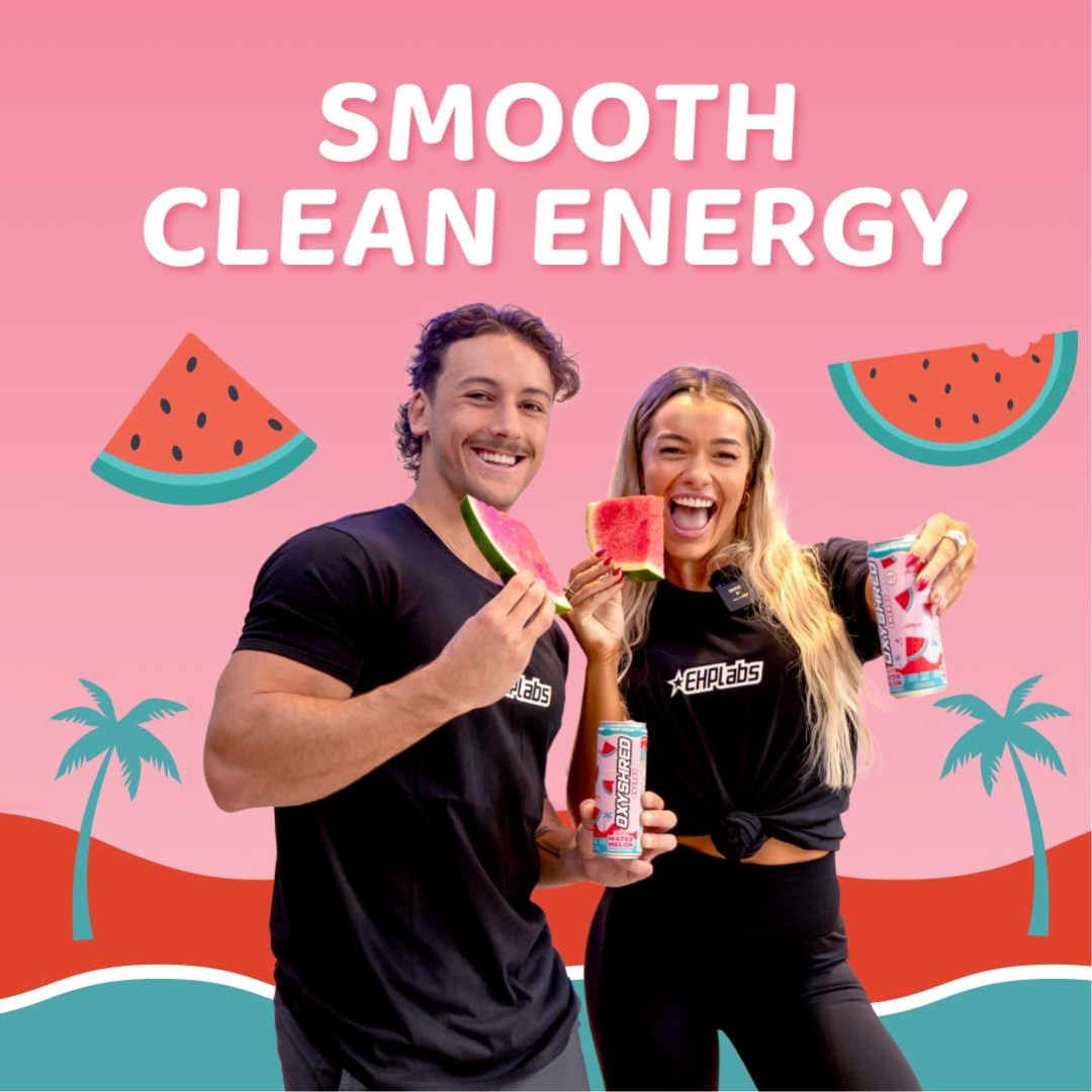 EHP Labs OxyShred Ultra Energy Drink RTD 24x355ml (6x4 Pack) Juicy Watermelon