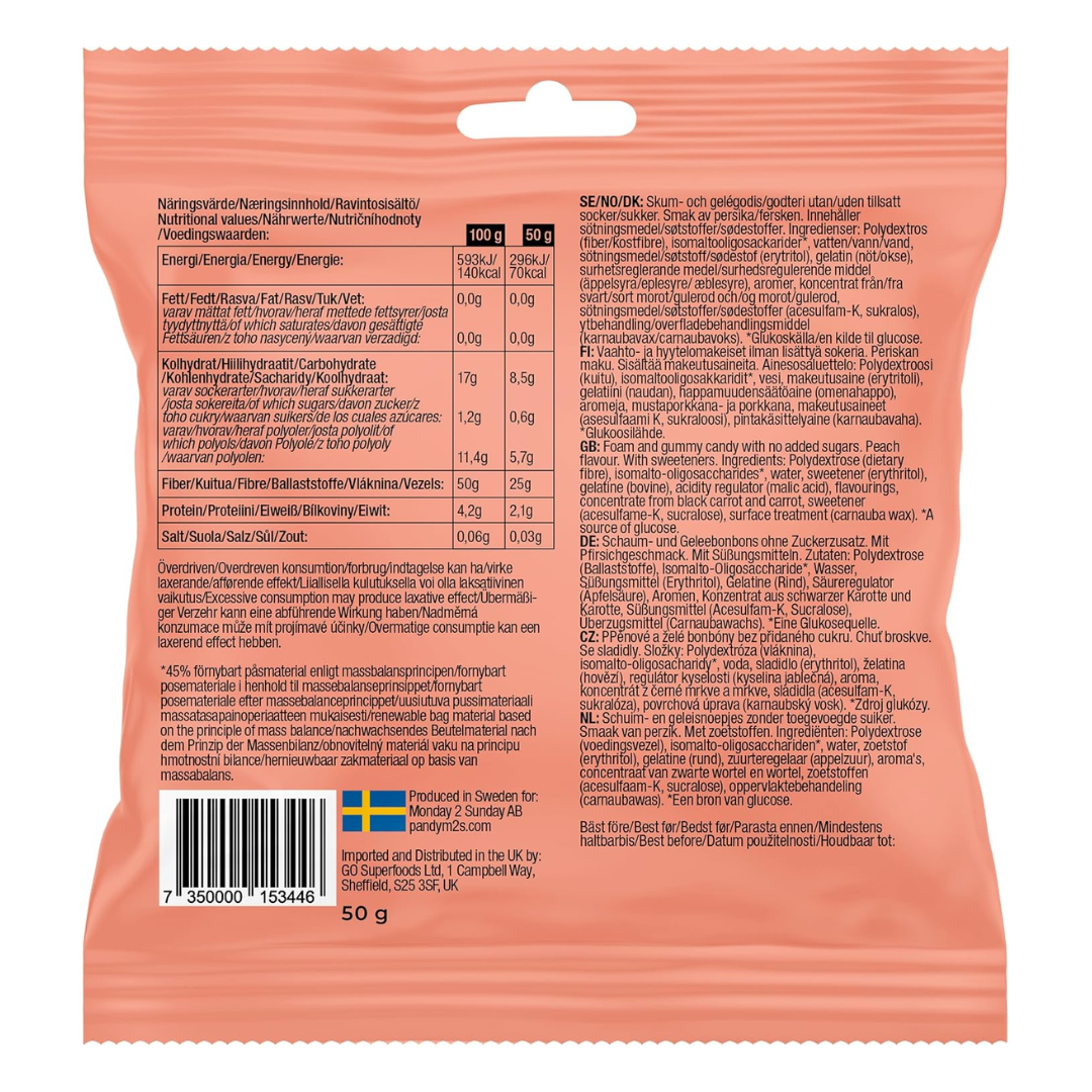 PANDY Candy 14x50g Peach Rings