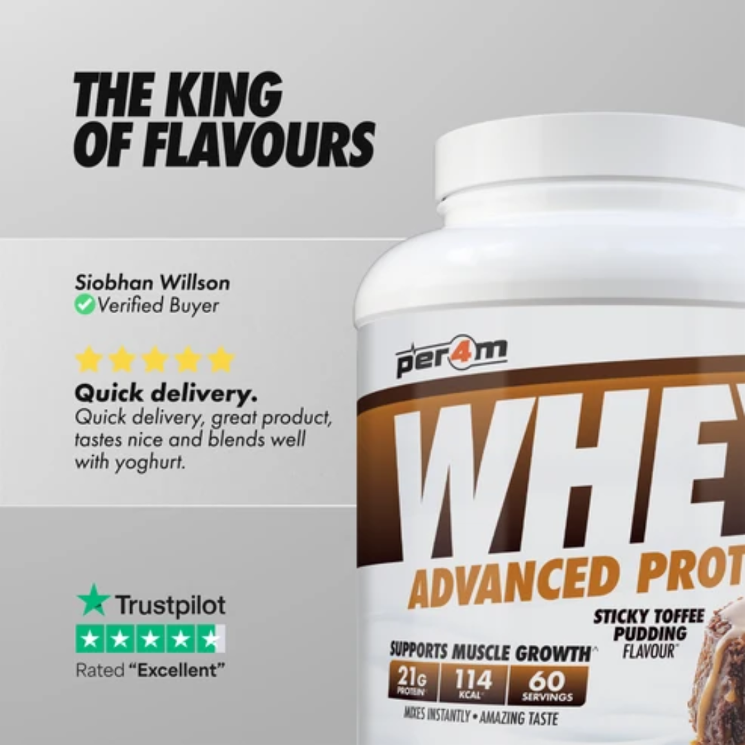 Per4m Advanced Whey Protein 810g - French Toast Maple Swirl
