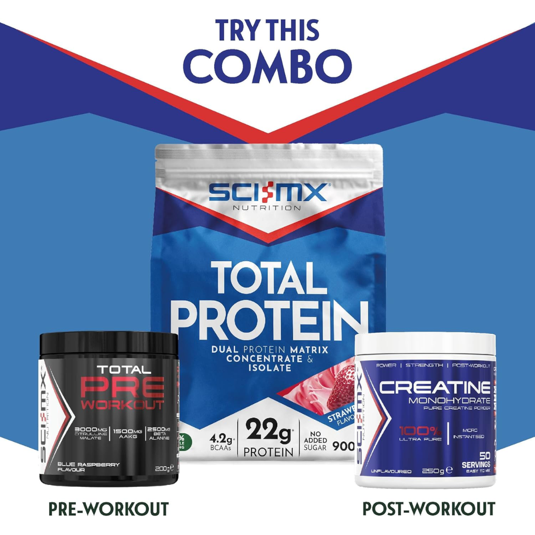 Sci-MX Total Protein 900g Strawberry