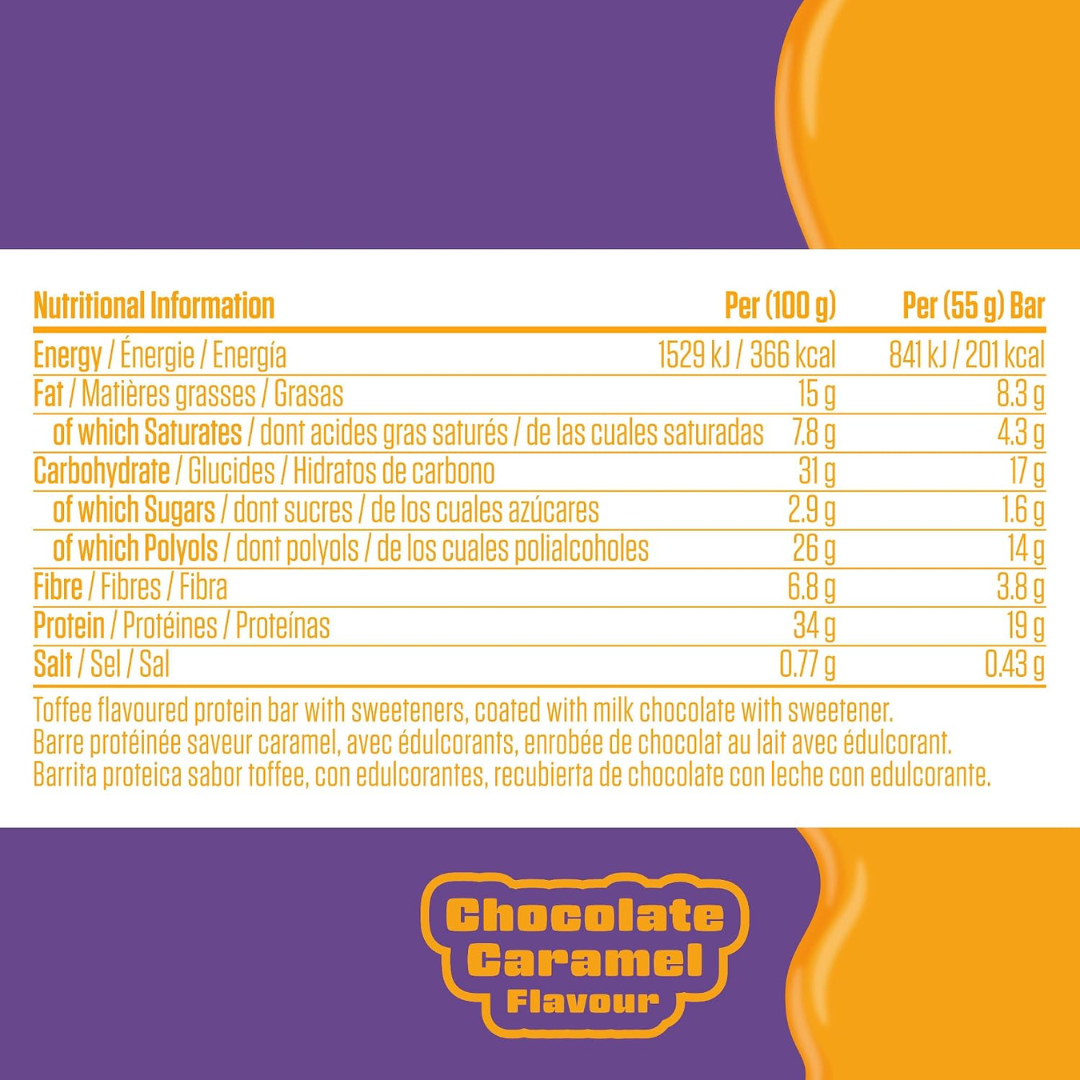 Applied Nutrition Moment Protein Bar 12x55g Chocolate Caramel