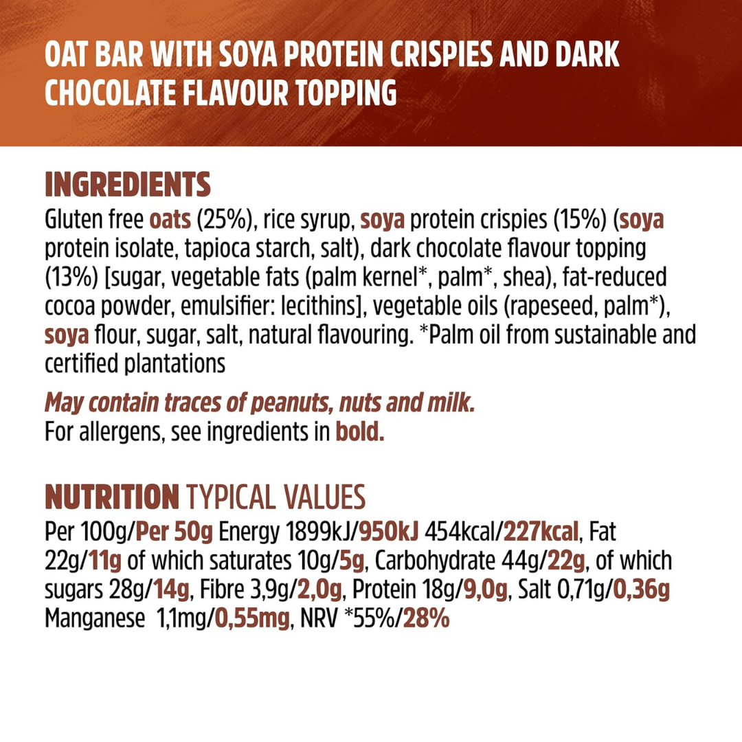 Trek Protein Flapjack 16x50g Cocoa & Oat