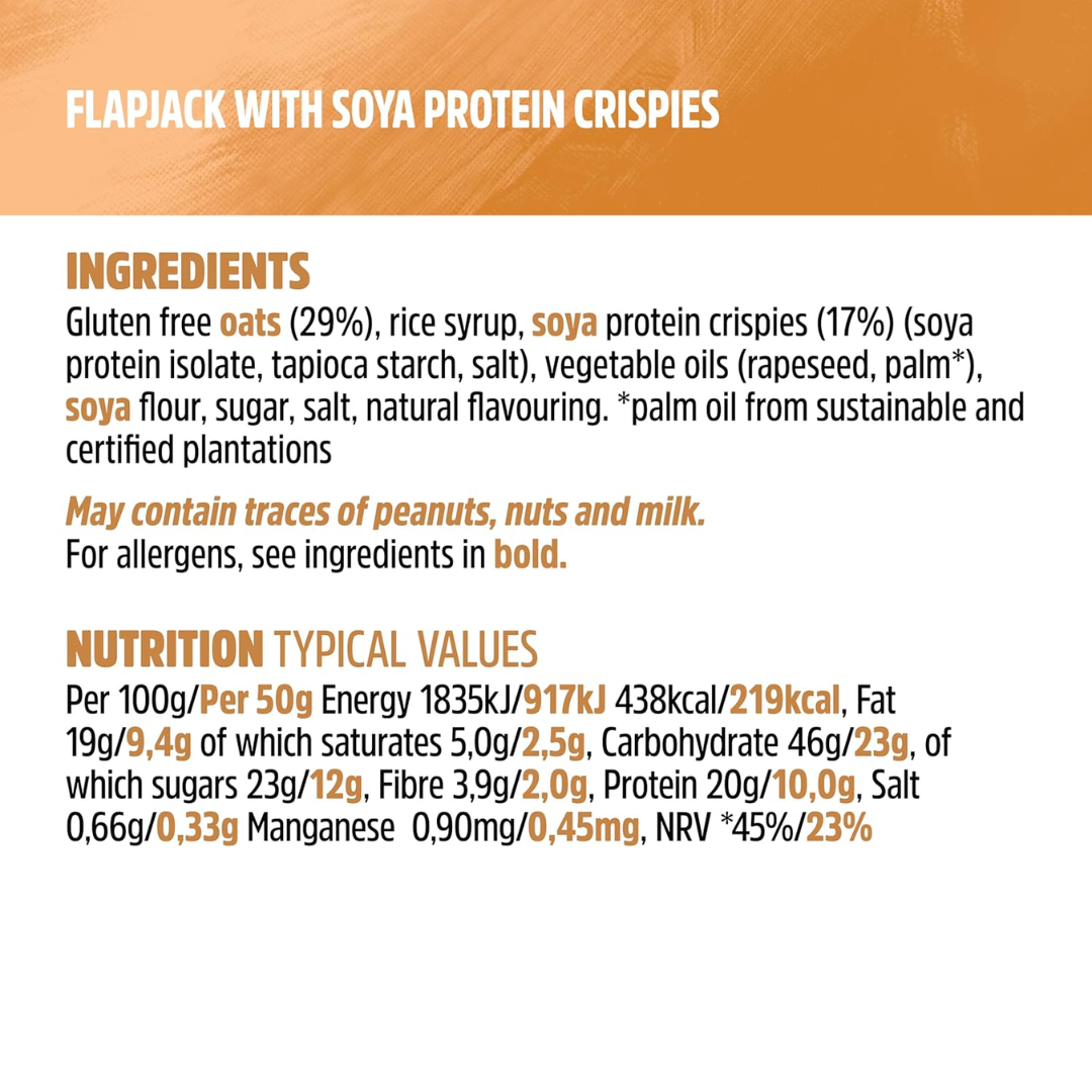 Trek Protein Flapjack 16x50g Original Oat