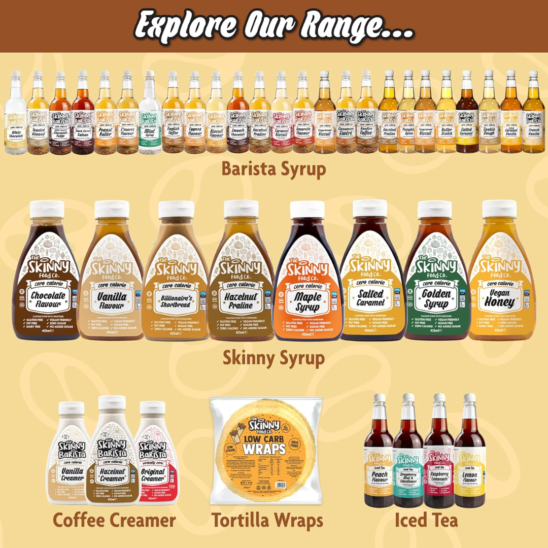 The Skinny Food Co Skinny Barista Zero Calorie Coffee Syrup 1000ml English Toffee