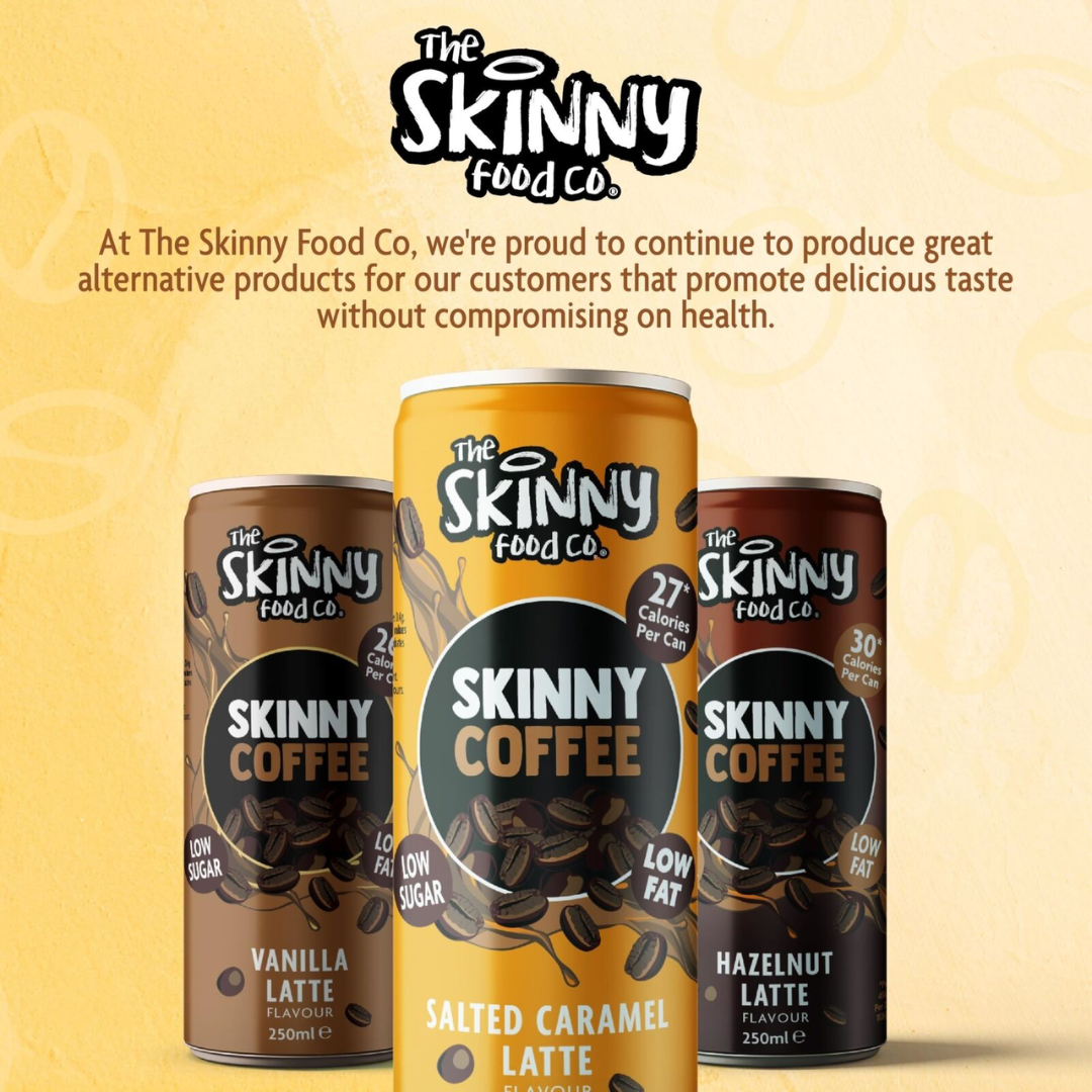 The Skinny Food Co Skinny Coffee 12x250ml Hazelnut Latte