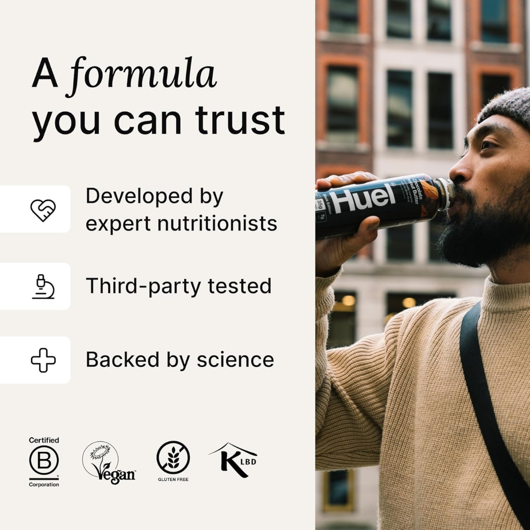 Huel Ready-to Drink Black Edition 8x500ml - Chocolate Peanut Butter