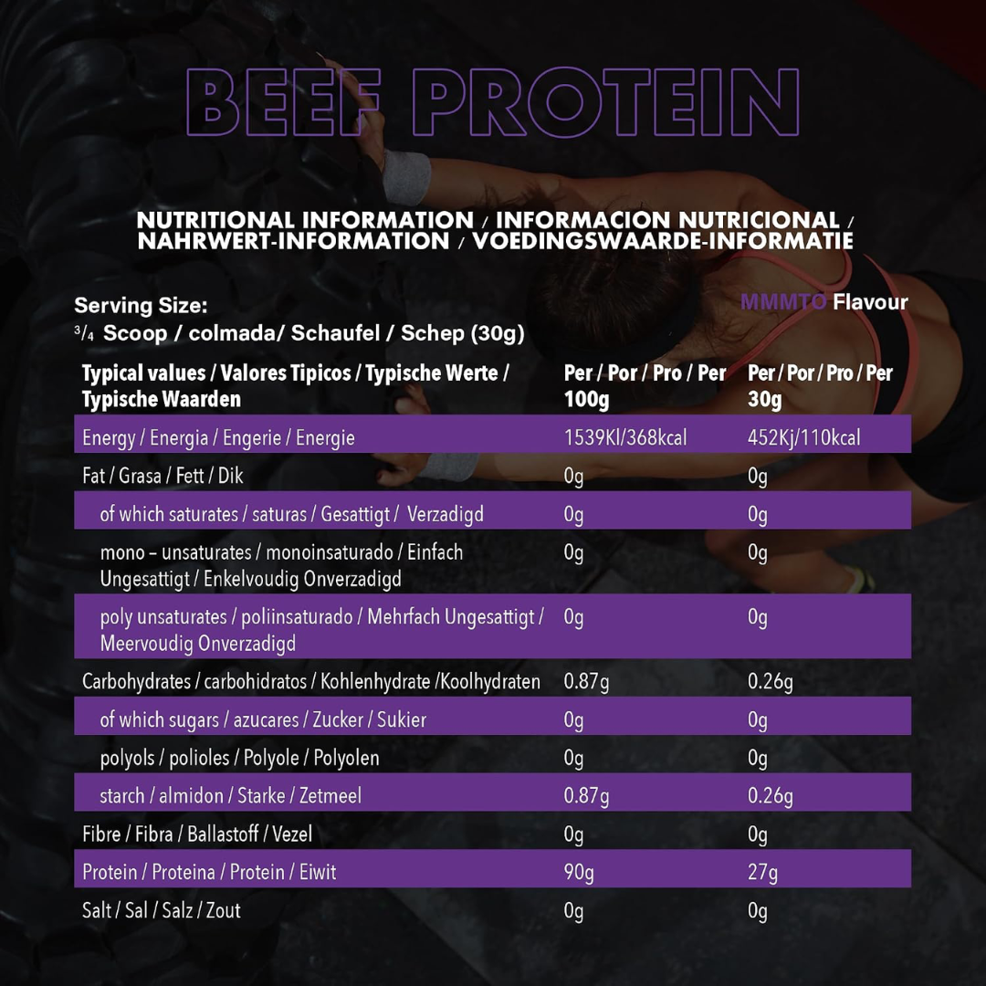 NXT Nutrition Beef Protein Isolate 540g Mmmto