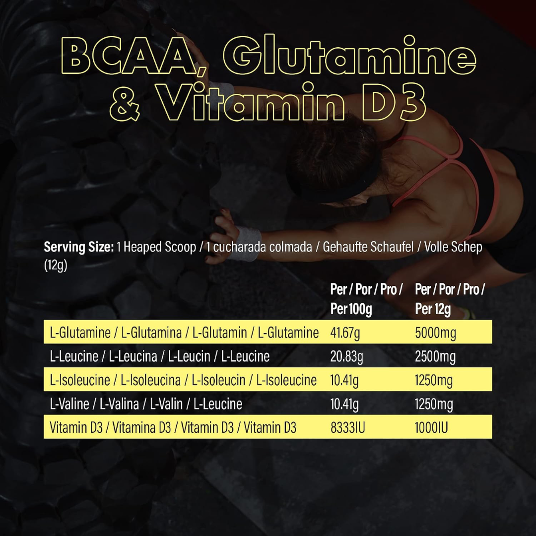NXT Nutrition BCAA, Glutamine & VIt D 360g Pineapple