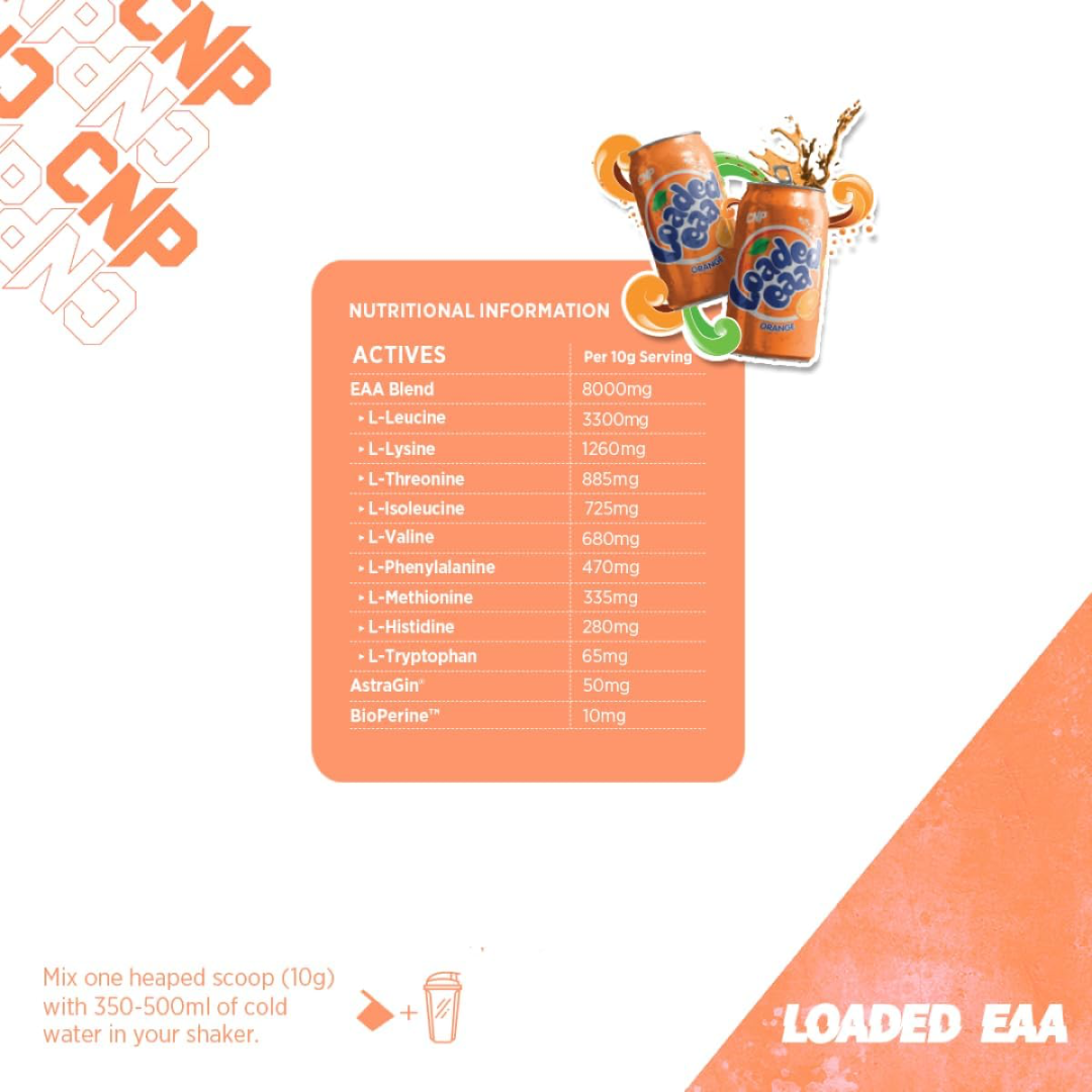 CNP Loaded EAA 300g Orange