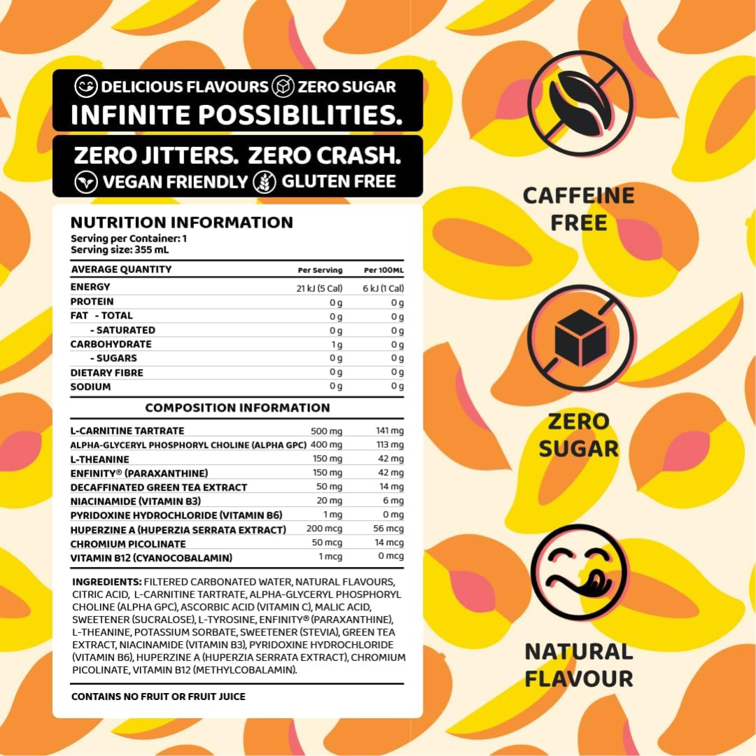 EHP Labs OxyShred Infinity RTD 12x355ml Peach Mango
