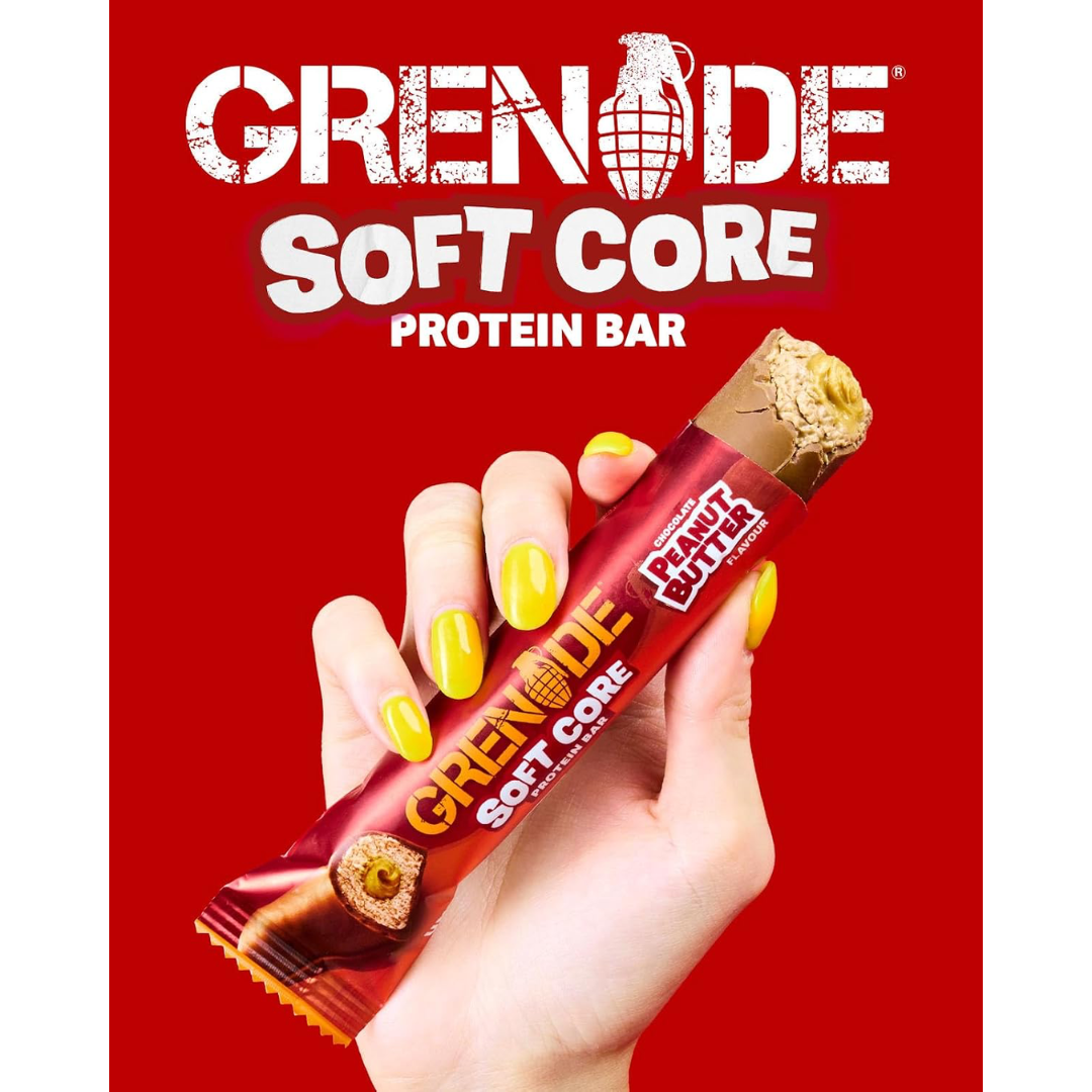 Grenade Soft Core Protein Bar 12 x 50g Peanut Butter