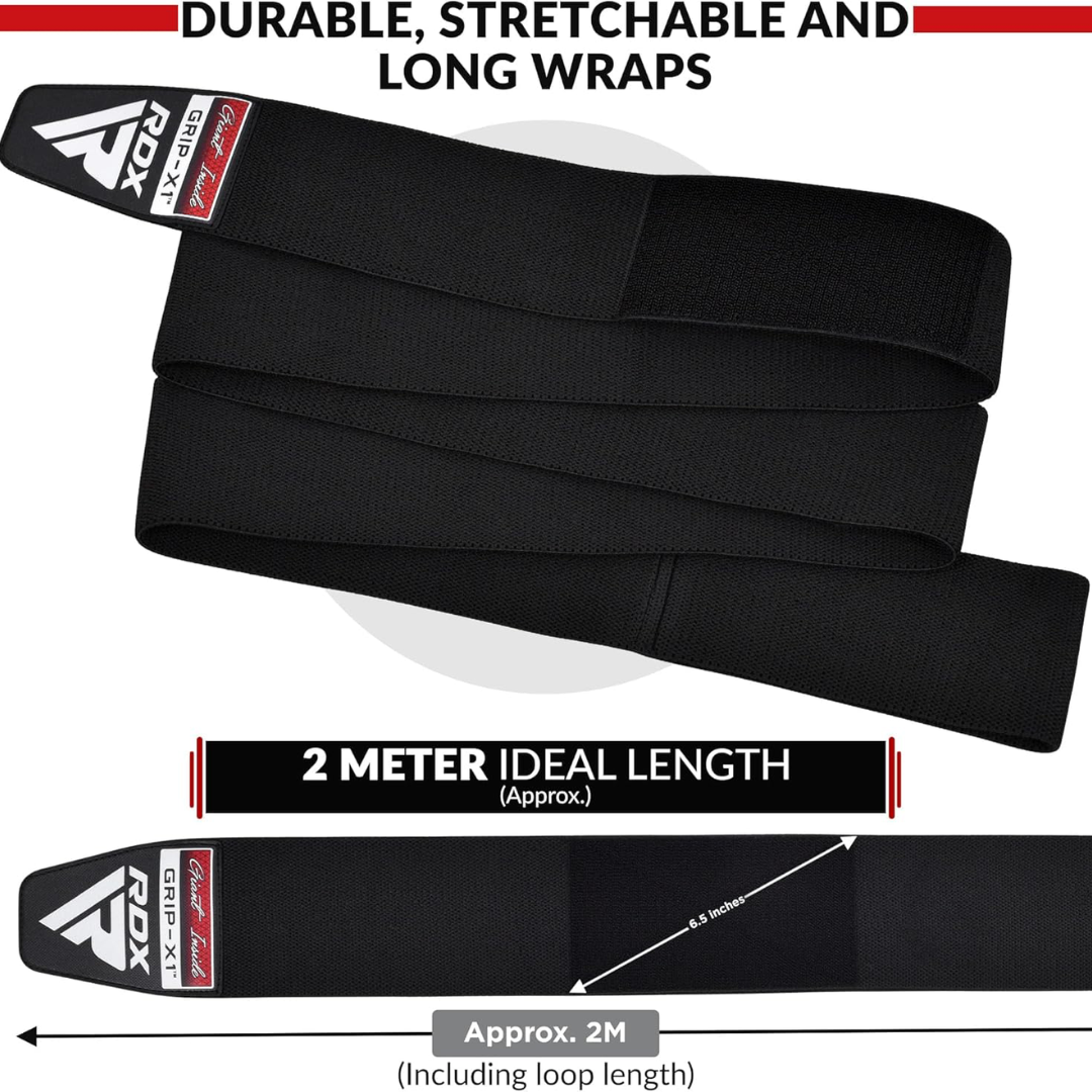 RDX Gym Knee Wrap Black/Red