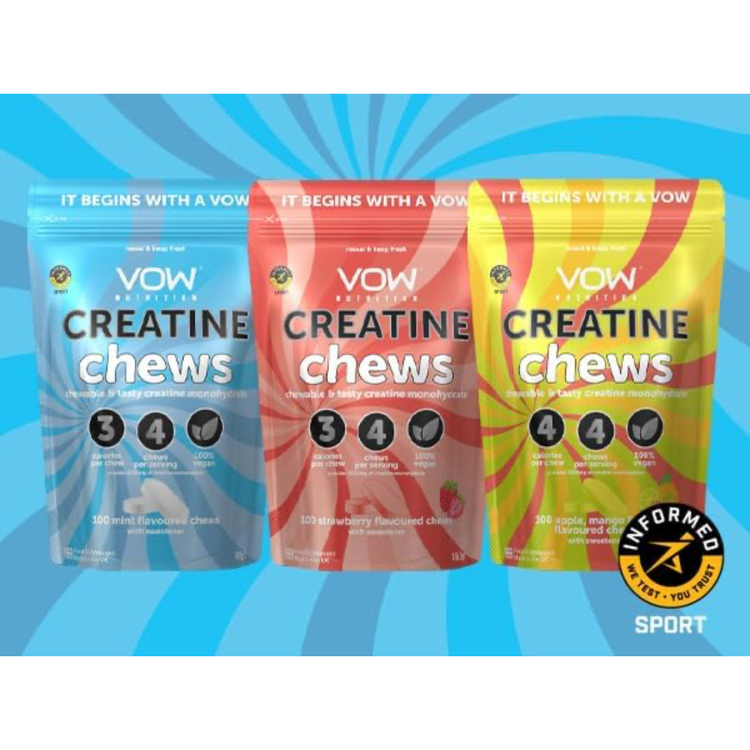 VOW Nutrition Creatine Chews 100 Tabs Strawberry