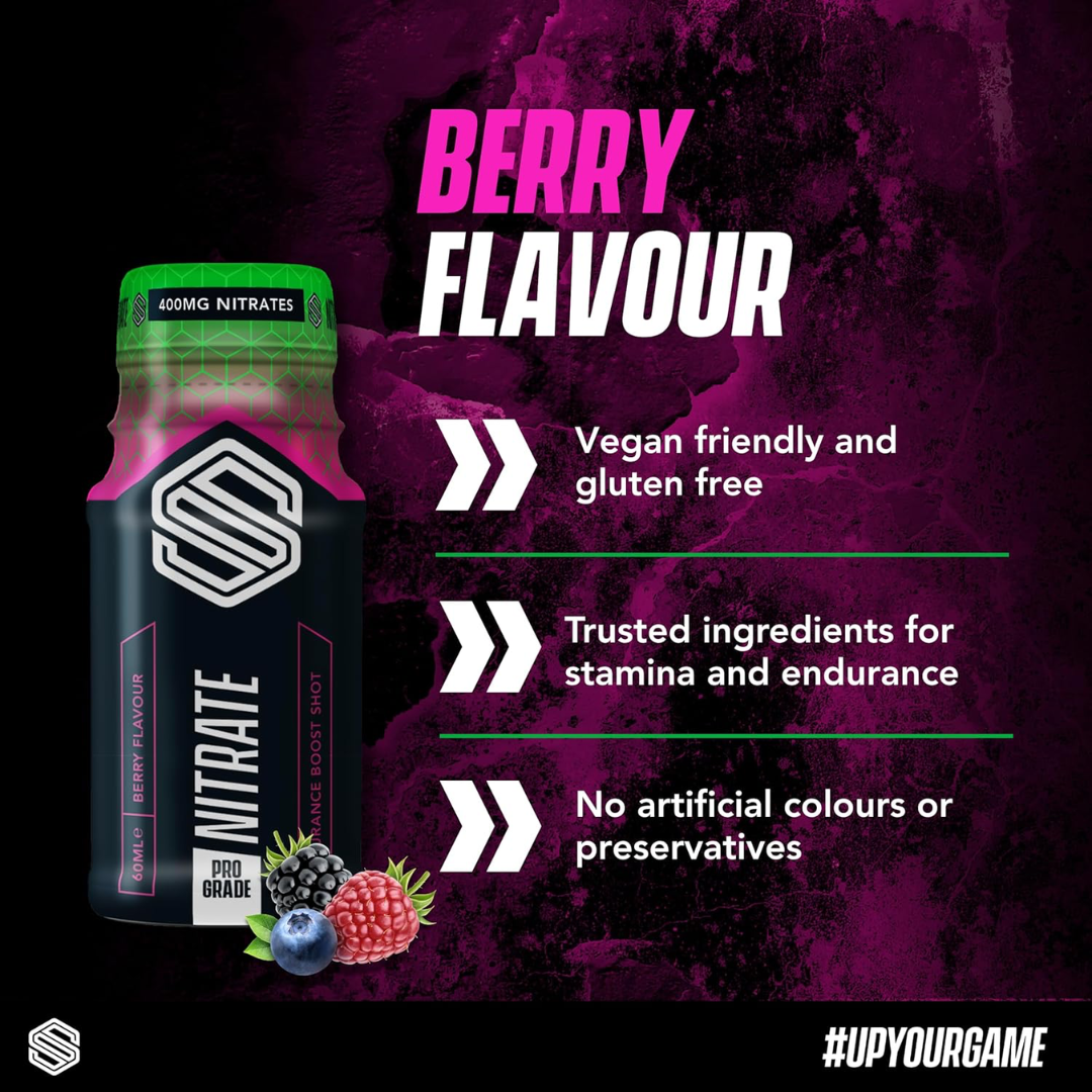 Soccer Supplement Nitrate Shot 12x60ml Mixed Berry