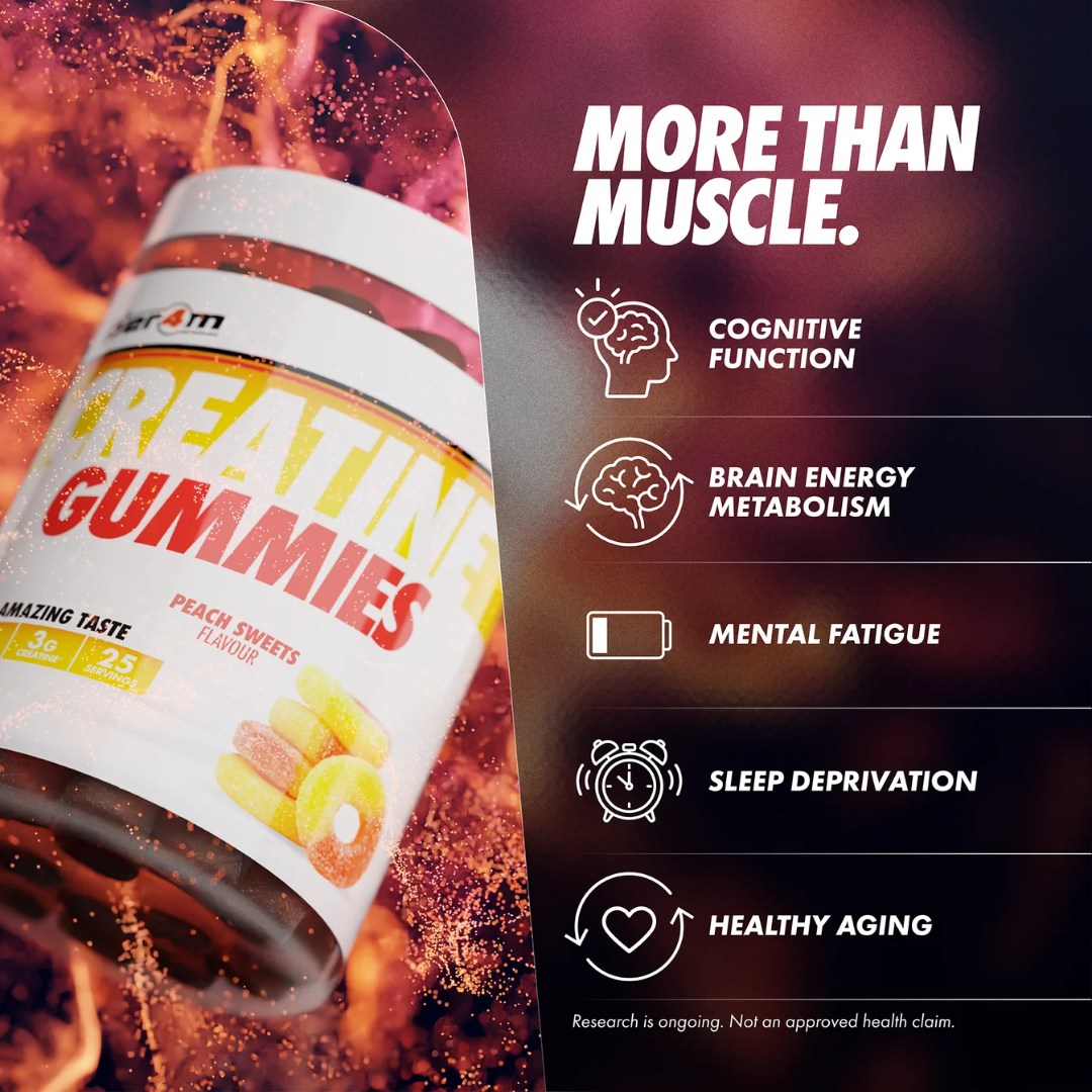 Per4m Creatine Gummies 375g Peach Sweets
