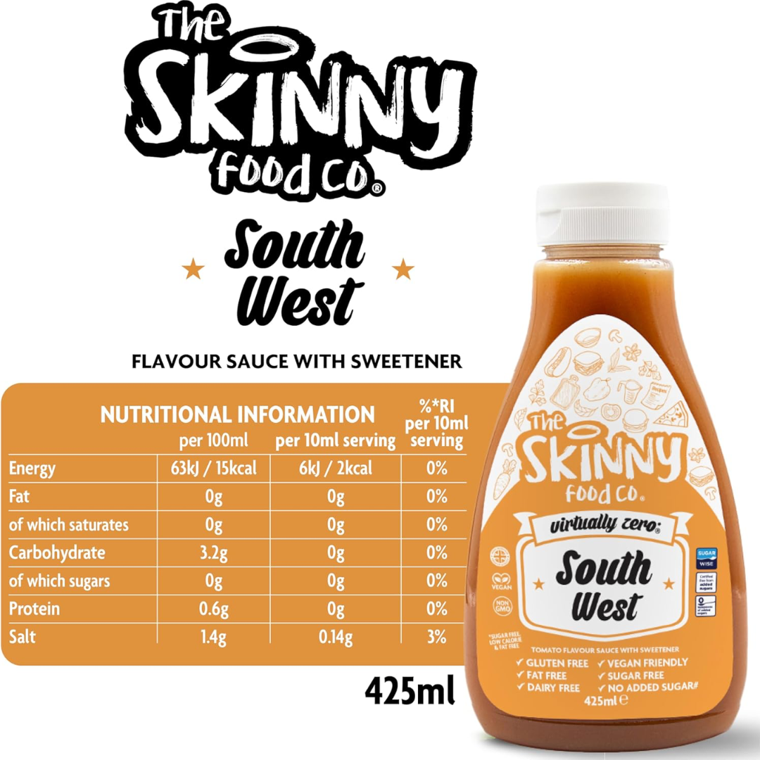 The Skinny Food Co Zero Calorie Skinny Sauce 425ml Original Mayo