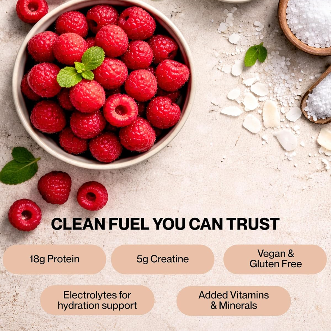 Hustle Creatine Protein Bar 12x75g Chocolate Raspberry