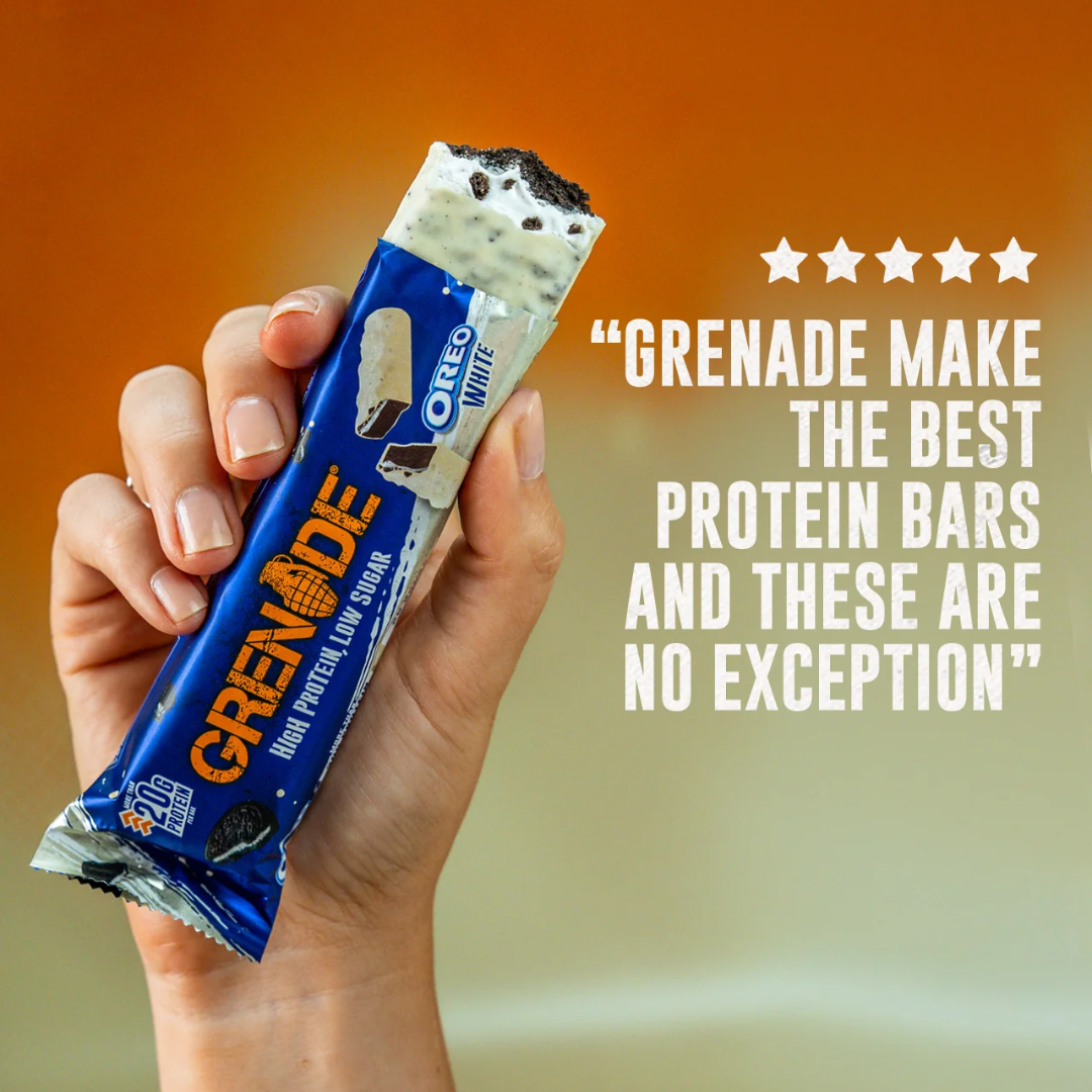 Grenade Protein Bar 12x60g - Oreo White