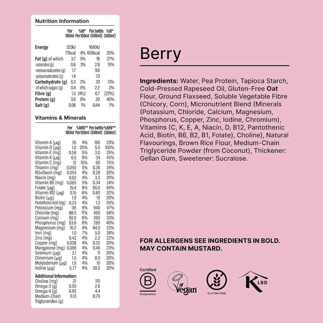 Huel Ready-to Drink 8x500ml - Berry