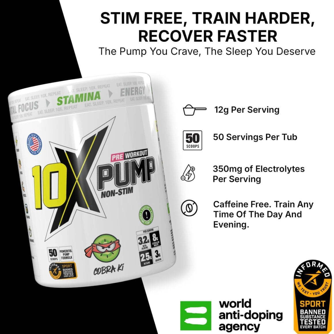 10X Athletic PUMP 600g Wreck It Raz