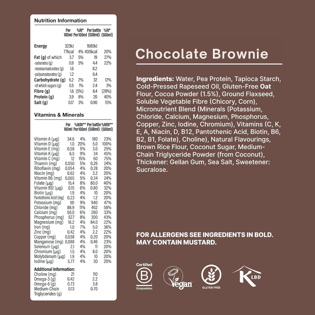 Huel Ready-to Drink 8x500ml - Chocolate Brownie